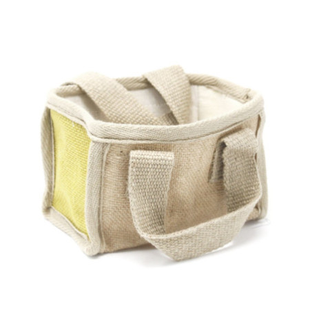 Mini panier à provisions - 16x10x12cm - Olive