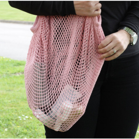 Sac en filet de coton pur - Naturel