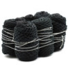 Sac en maille de coton pur - Noir