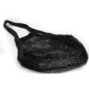 Sac en maille de coton pur - Noir