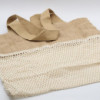 Sac en pur jute doux et coton - Naturel