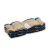 Sac en pur jute doux et filet de coton - Denim