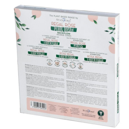 Cônes d'encens à reflux à base de plantes - Regal Rose
