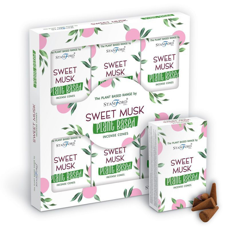 Cônes d'encens à base de plantes - Sweet Musk