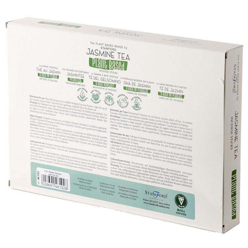 Bâtonnets d'encens à base de plantes - Thé au jasmin