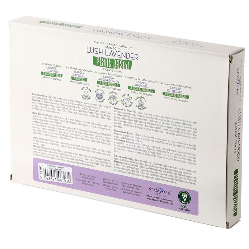 Bâtonnets d'encens à base de plantes - Lavande luxuriante