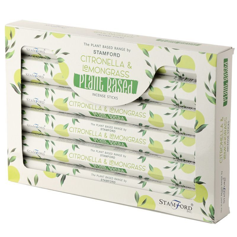 Bâtonnets d'encens à base de plantes - Citronnelle et citronnelle