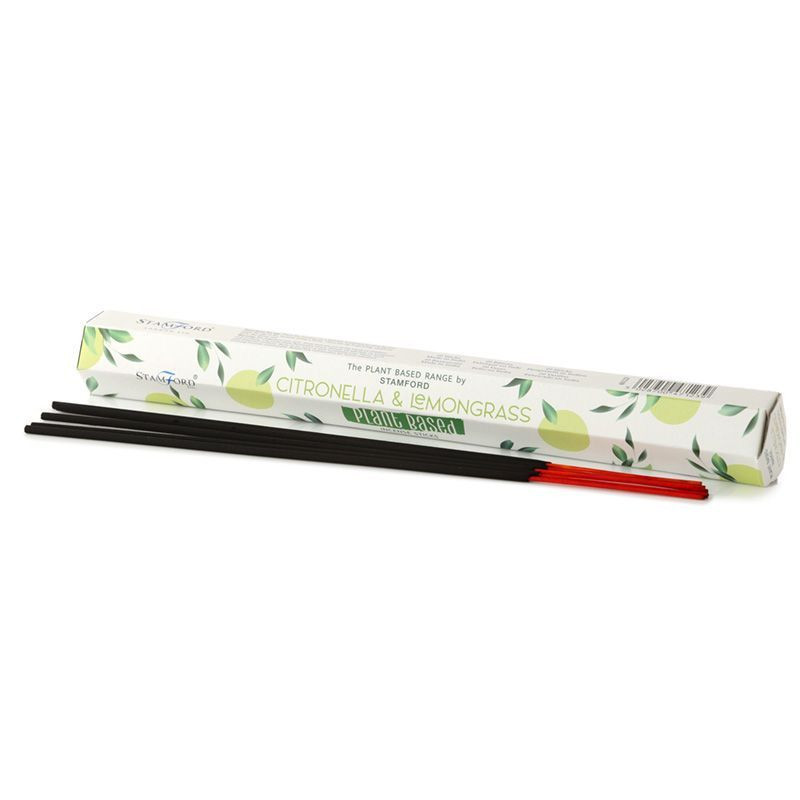 Bâtonnets d'encens à base de plantes - Citronnelle et citronnelle