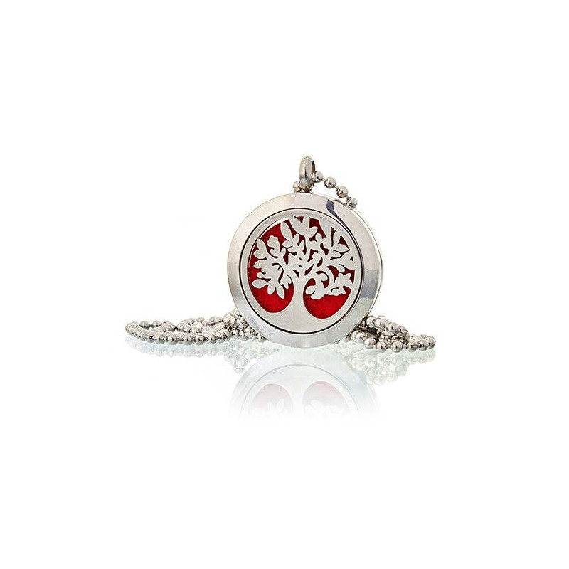 Collier Bijoux d'Aromathérapie - Arbre de Vie 25 mm