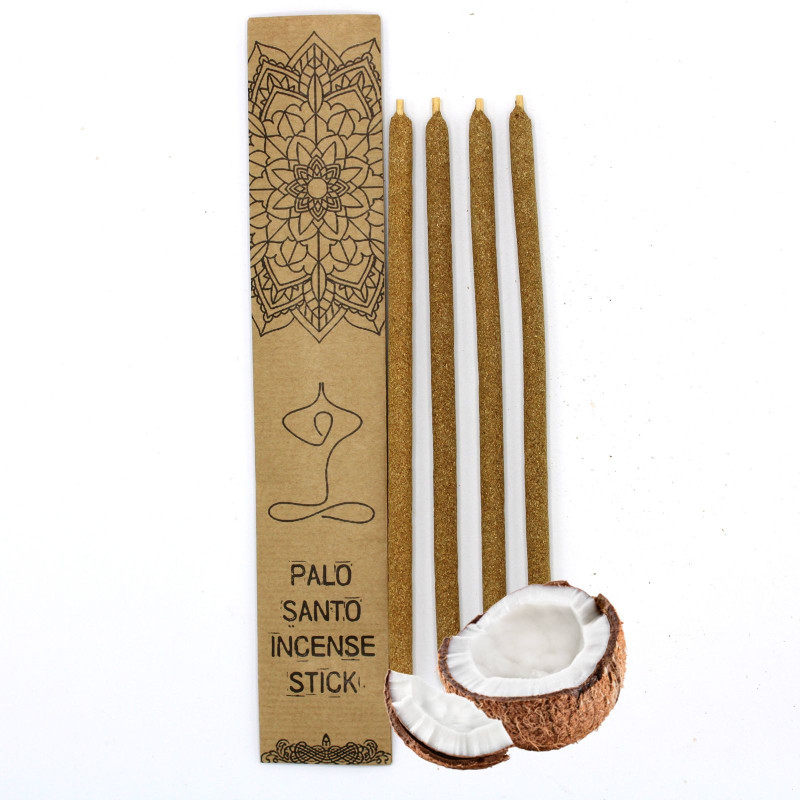 Grands bâtons d'encens Palo Santo - Noix de coco