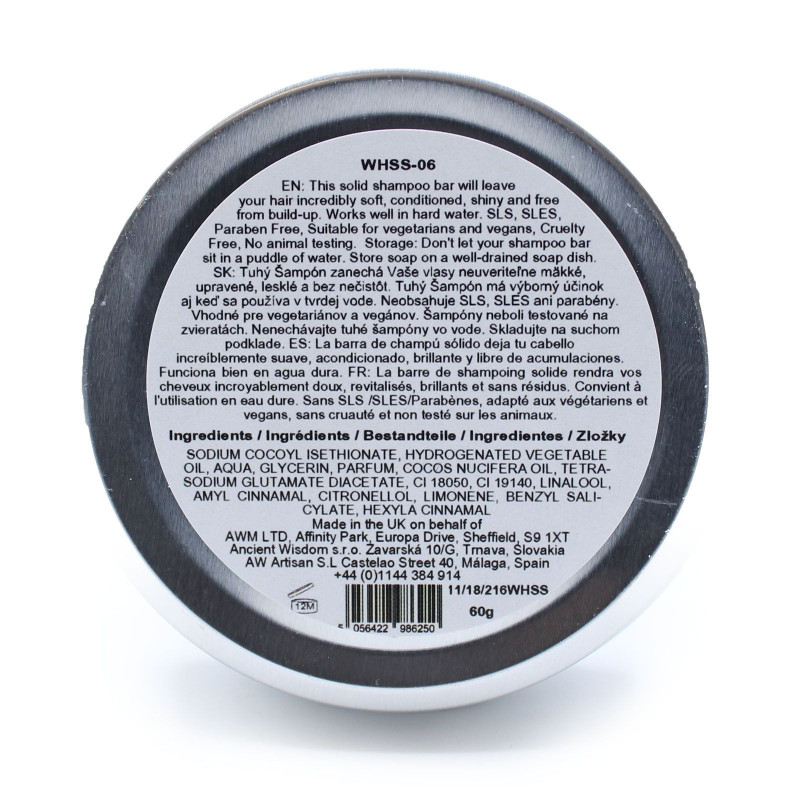 Shampoing Solide Lièvre Sauvage 60 g - Papaye