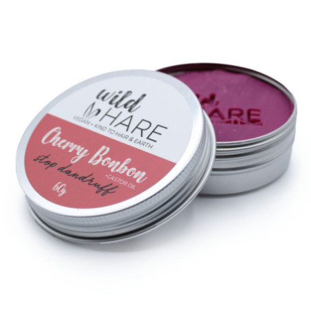 Shampoing solide Wild Hare 60 g - Bonbon à la cerise