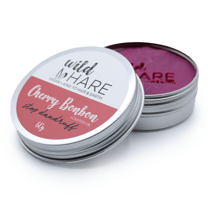 Shampoing solide Wild Hare 60 g - Bonbon à la cerise