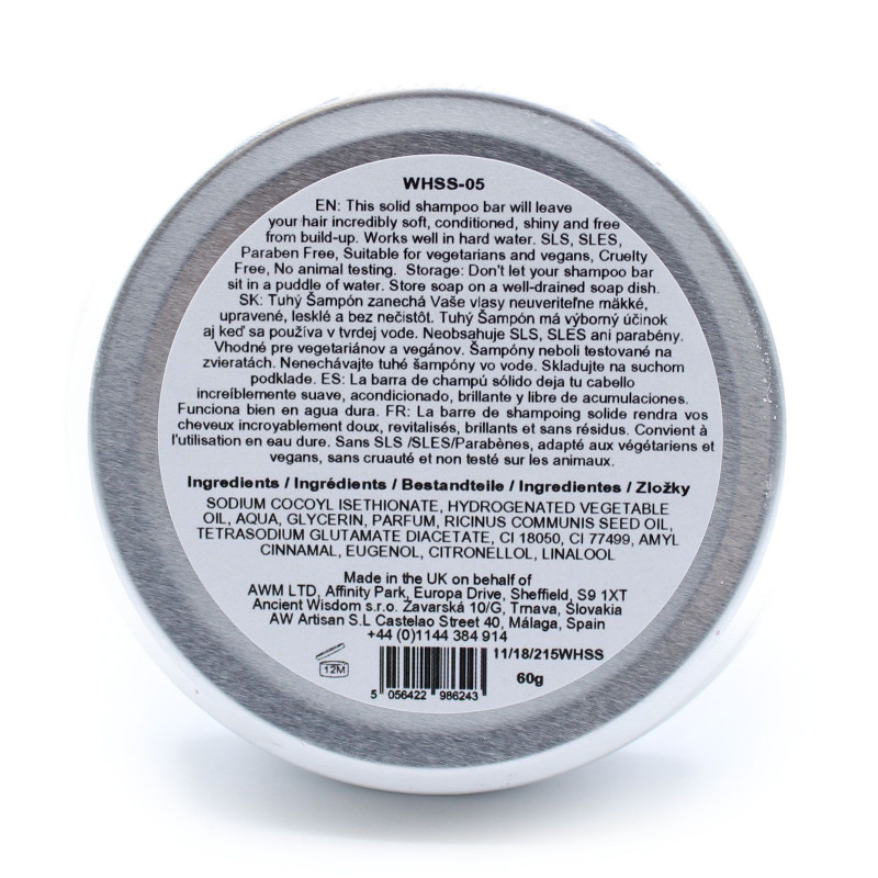 Shampoing solide Wild Hare 60 g - Bonbon à la cerise