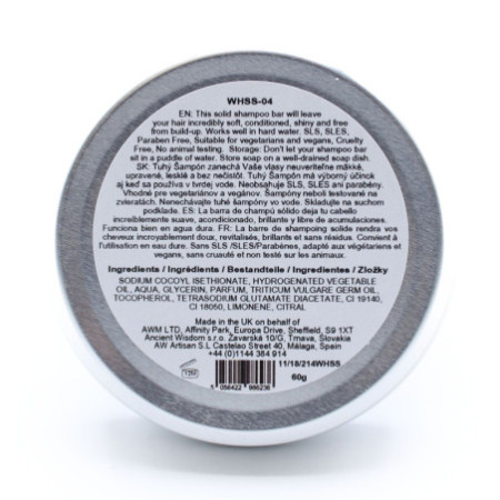 Shampoing Solide Lièvre Sauvage 60g - Tutti Frutti