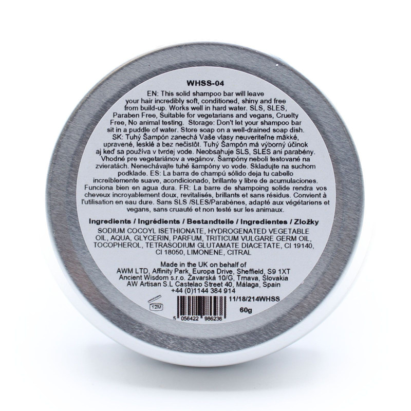 Shampoing Solide Lièvre Sauvage 60g - Tutti Frutti
