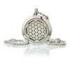 Collier Bijoux d'Aromathérapie - Fleur de Vie 25 mm