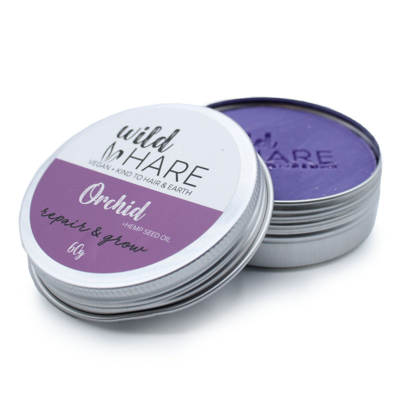 Shampoing solide Wild Hare 60 g - Orchidée