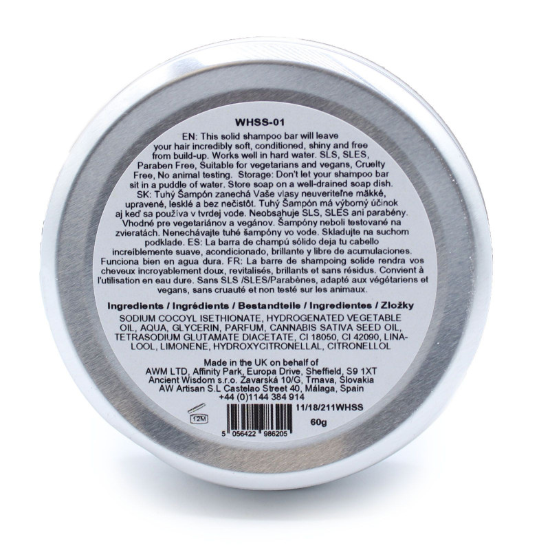 Shampoing solide Wild Hare 60 g - Orchidée