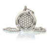 Collier Bijoux d'Aromathérapie - Fleur de Vie 25 mm