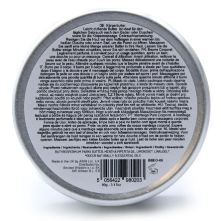 Beurre corporel au karité aromathérapie 90 g - Bois de santal