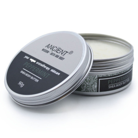 Beurre corporel au karité aromathérapie 90 g - Menthe poivrée