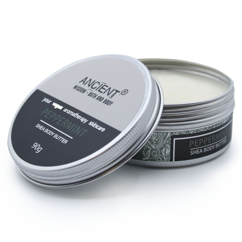 Beurre corporel au karité aromathérapie 90 g - Menthe poivrée
