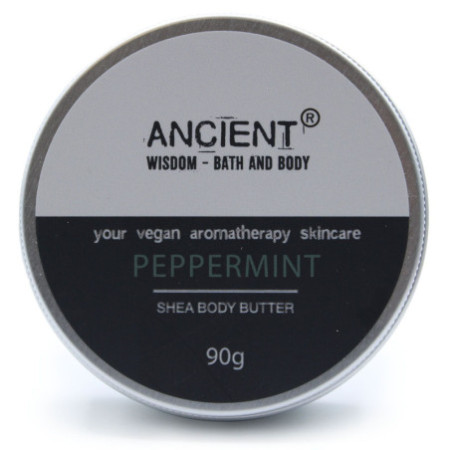 Beurre corporel au karité aromathérapie 90 g - Menthe poivrée