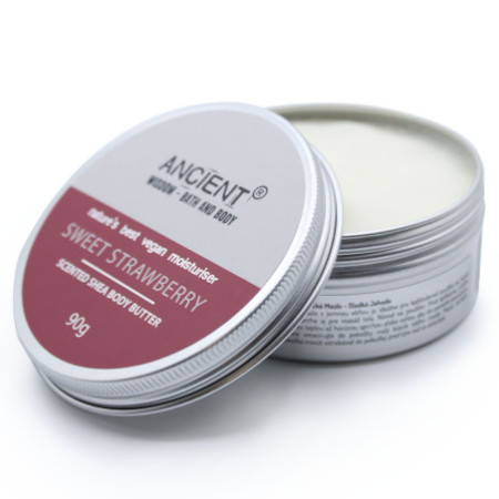 Beurre corporel parfumé au karité 90 g - Fraise sucrée