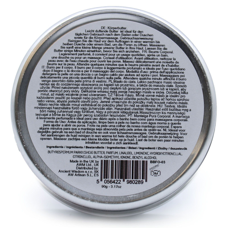 Beurre corporel parfumé au karité 90 g - Ravishing Orchid