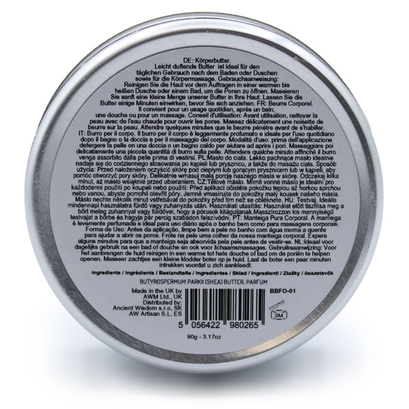 Beurre corporel parfumé au karité 90 g - Noix de coco endormie