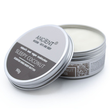 Beurre corporel parfumé au karité 90 g - Noix de coco endormie