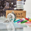 Collier bijoux d'aromathérapie - Notes de musique 25 mm