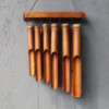 Carillon éolien en bambou - Finition naturelle - 12 grands tubes