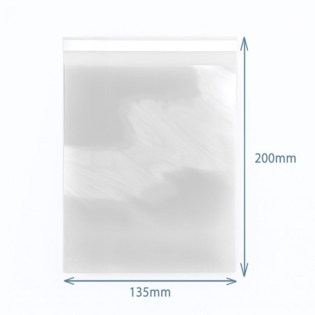 Sacs Poly-Prop 135 x 200 mm refermables (500)