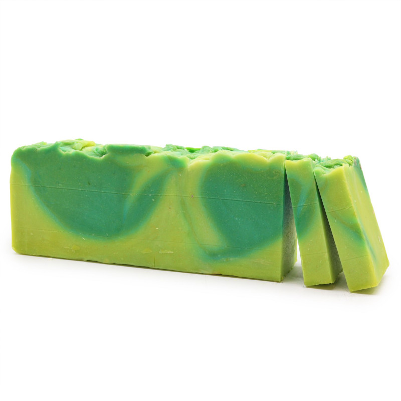 Tranche de savon à l'aloe vera et à l'huile d'olive
