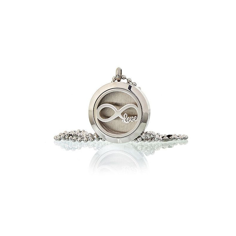 Collier d'aromathérapie - Infinity Love 25 mm