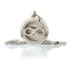 Collier d'aromathérapie - Infinity Love 25 mm