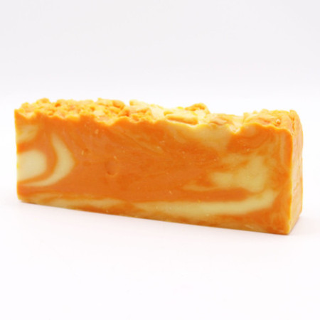 Tranche de savon à l'orange et à l'huile d'olive