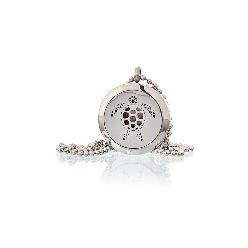 Collier Bijoux Aromathérapie - Tortue 25 mm