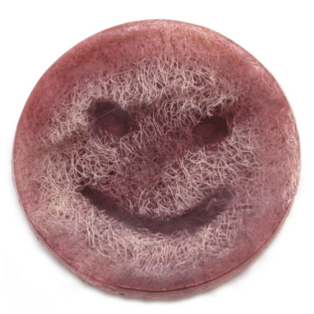 Savon exfoliant Happy Scrub - Raisin violet