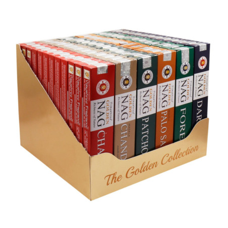 Coffret Collection Golden 72 x 15 g - 6 parfums assortis