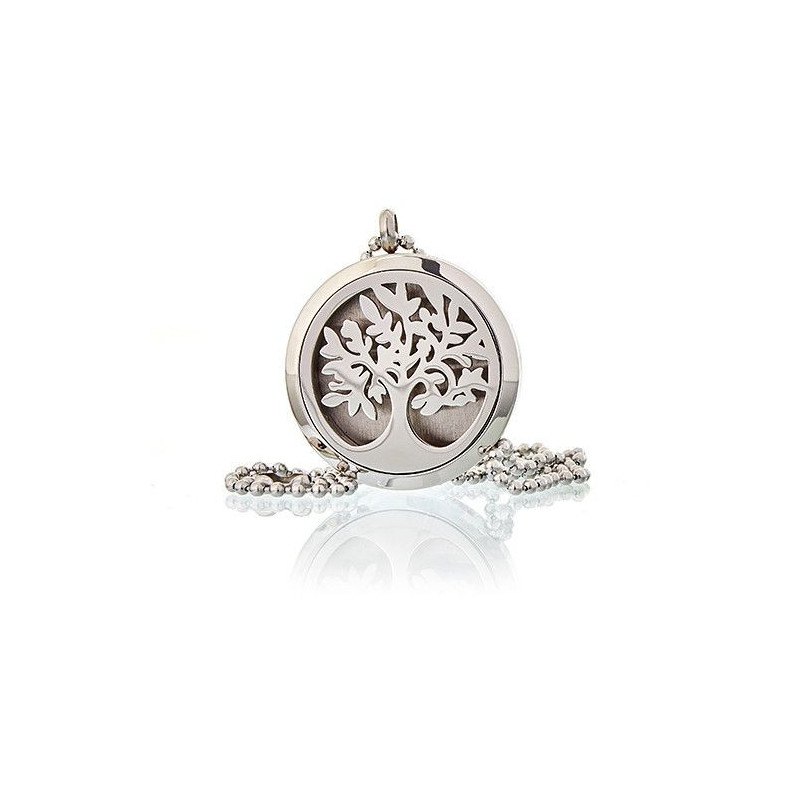 Collier Bijoux d'Aromathérapie - Arbre de Vie 30 mm