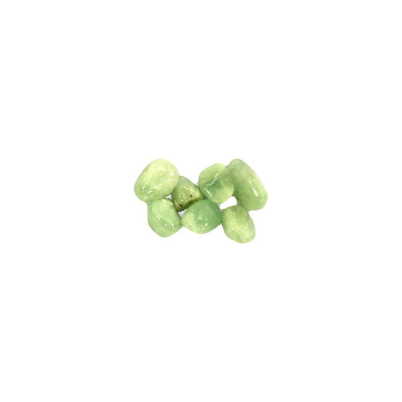 Lot de 24 pierres roulées L - Prehnite L (qualité A))