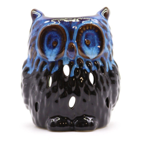 Brûleur à huile rustique classique - Hibou (assortiment)