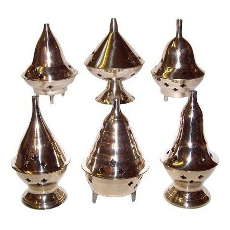 1x Brûleur d'encens en laiton 4"