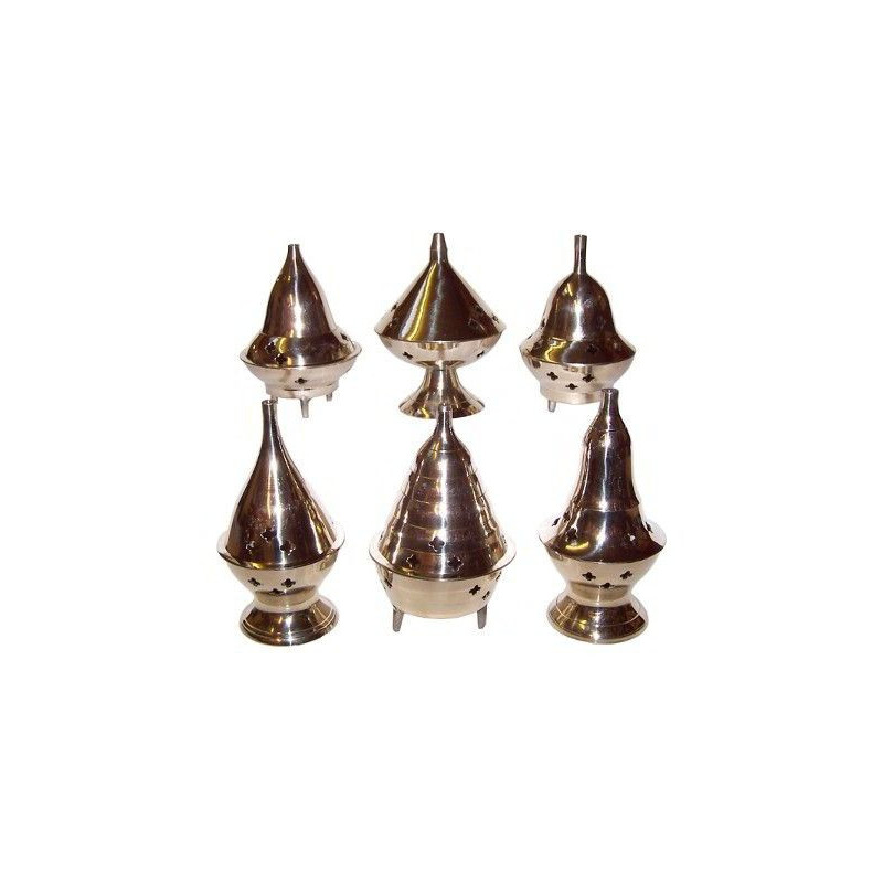 1x Brûleur d'encens en laiton 4"