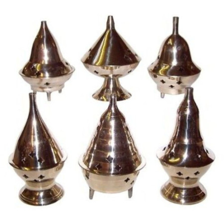 1x Brûleur d'encens en laiton 4"