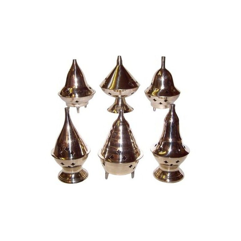 1x Brûleur d'encens en laiton 4"