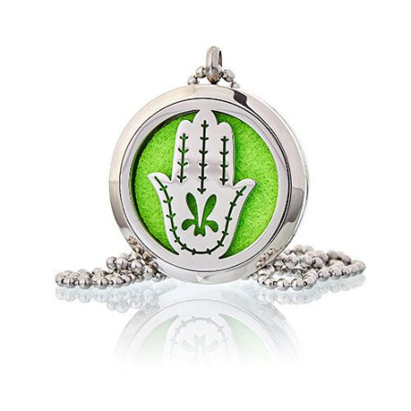 Collier Bijoux Aromathérapie - Main de Fatima 30 mm